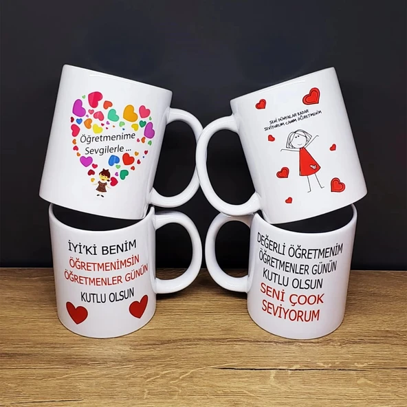 Öğretmenler Gününe Özel Baskılı Kupa Bardak - 2