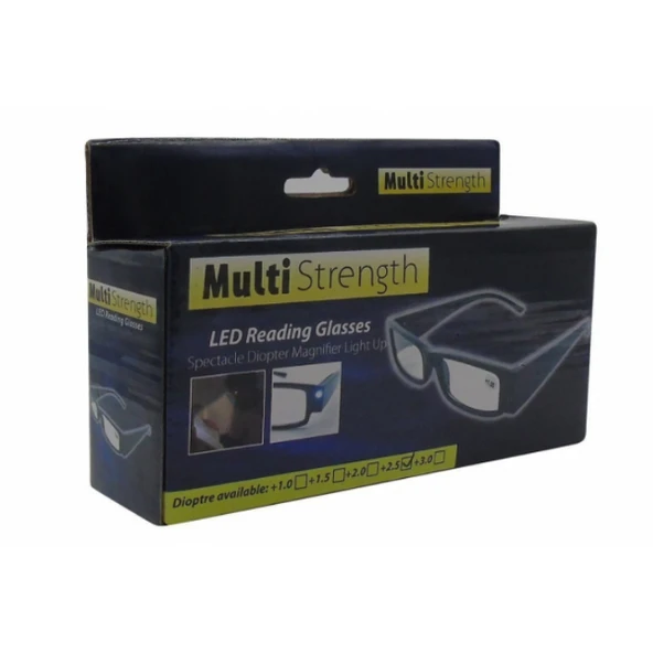 Dinlendirici LED Işıklı Okuma Gözlüğü - 4