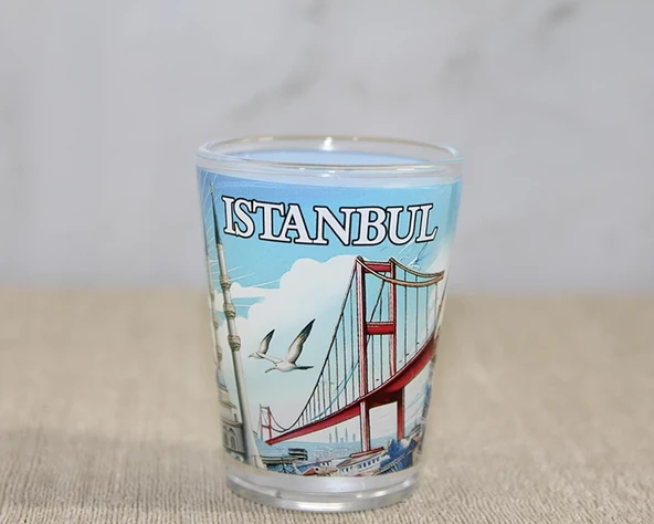 İstanbul Temalı Cam Shot Bardak Alk4357 ürün görseli 1