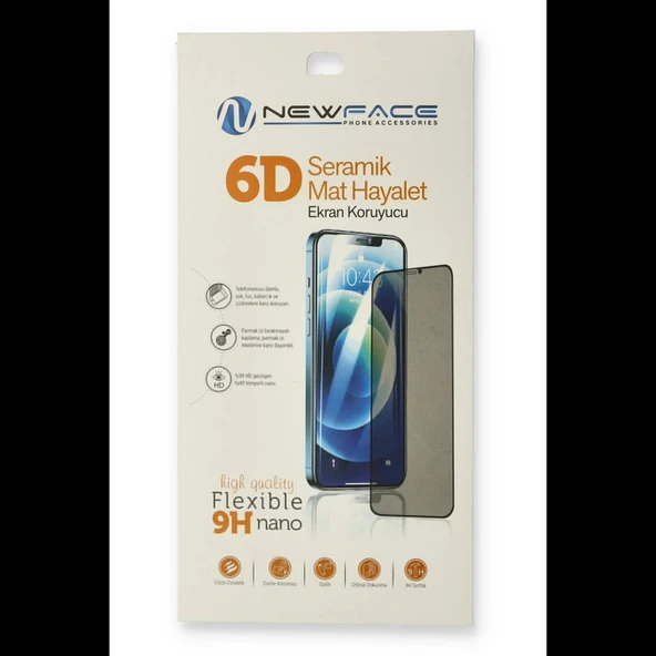 Joy Tekno Xiaomi Redmi Note 8 Pro 6D Mat Seramik Hayalet Nano Ekran Koruyucu - 1