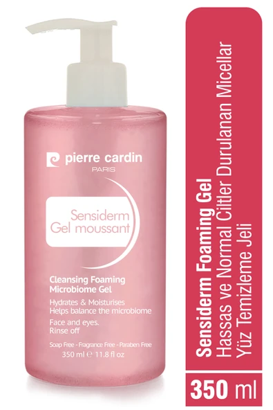 Pierre Cardin Sensiderm Foaming Gel Hassas ve Normal Ciltler Durulanan Micellar Yüz Temizleme Jeli 350 ml