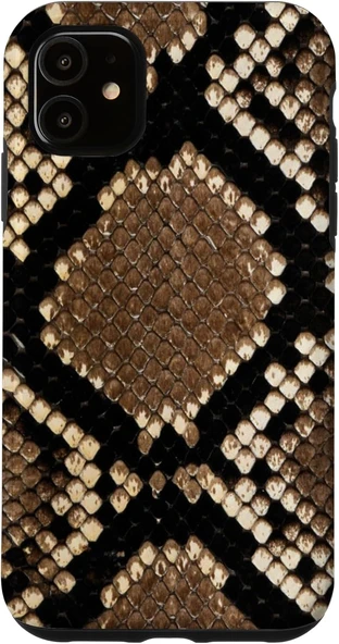 Apple İphone 11 Kılıf Animals Glass Kapak Yılan ürün görseli 1