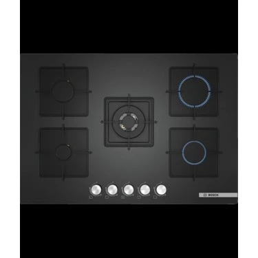 Bosch PNQ7B9O12O Wok Gözlü Siyah Cam Ankastre Ocak