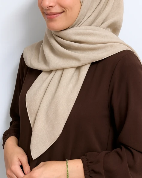 Denim Kare Eşarp– Kaymaz, Rahat ve Şık Kullanım - Resim 11