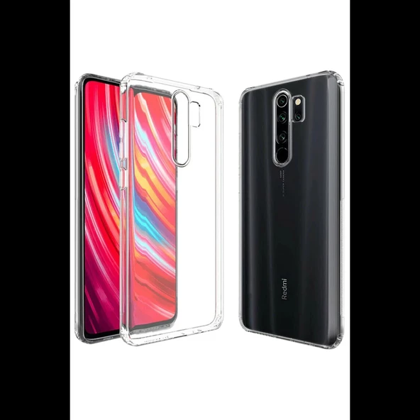 Joy Tekno Xiaomi Redmi Note 8 Pro Kılıf Lüx Şeffaf Silikon - 2