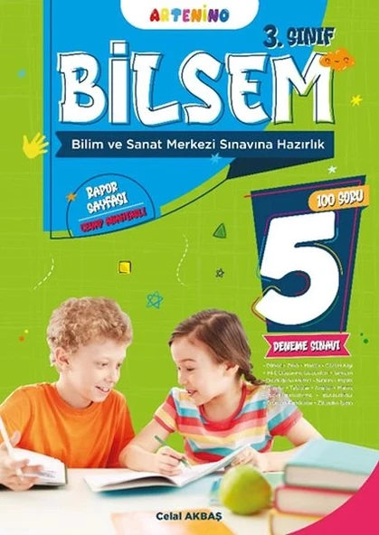 3. Sınıf 2025 BİLSEM Sınavına Hazırlık 5’li Deneme Sınavı ürün görseli