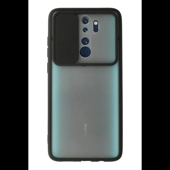Joy Tekno Xiaomi Redmi Note 8 Pro Kılıf Palm Buzlu Kamera Sürgülü Silikon - 1