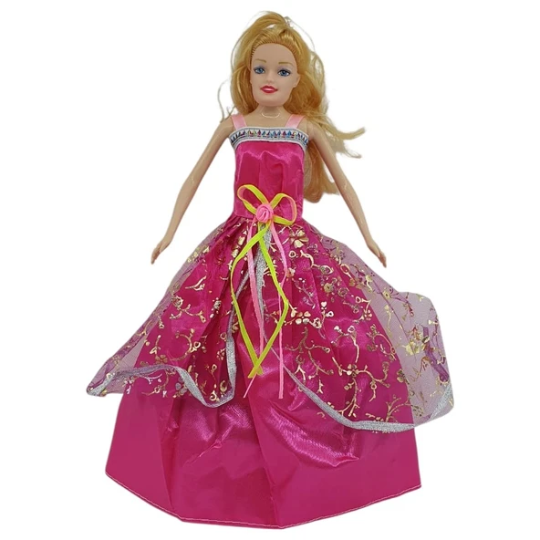 Bebek Yedek Elbiseli Ve Aksesuarlı - 1115-21 - Pembe - Resim 3