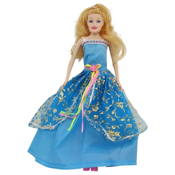 Bebek Yedek Elbiseli Ve Aksesuarlı - 1115-21 - Mavi - 3