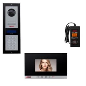 AUDIO 4 DAİRE GÖRÜNTÜLÜ SİSTEM SETİ (SİYAH ŞUBE) ürün görseli