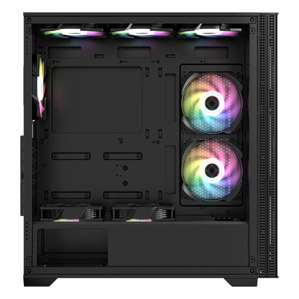 Frisby FC-9535G 650W 80+ USB 3.2 RGB eATX Mid Tower Siyah Kasa - Resim 6