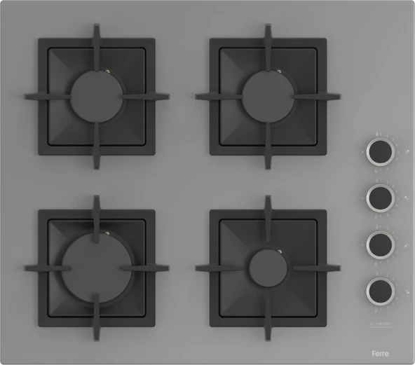 Ferre Fryart Sc Serisi Gri 3'lü Ankastre Set ( XE63CPR-SC208-D088 ) - Resim 3