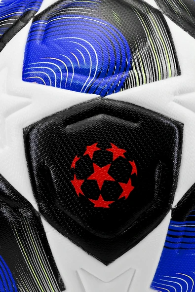 PRO-Series PU Futbol Topu Lazer Kesim Şampiyonlar Beton Halı Saha Resmi Maç Futbol Topu Mavi 520 - Resim 8