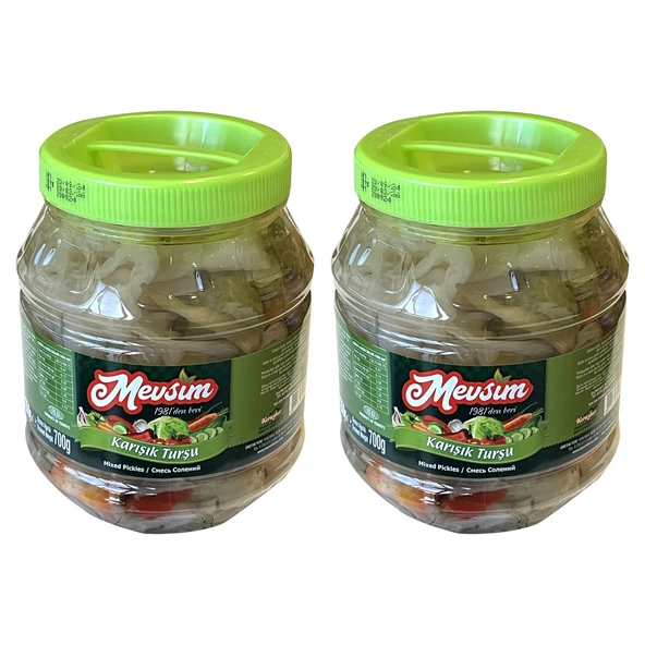 Mevsim Karışık Turşu 1350 gr x 2 Adet
