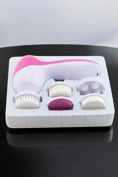 Taşınabilir Yüz Temizleme Cihazı Masaj, Peeling, Temizlik 5 Başlıklı - Resim 5