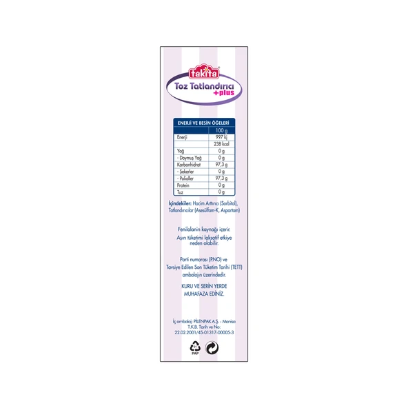 TOZ TATLANDIRICI PLUS 225 GR - 3