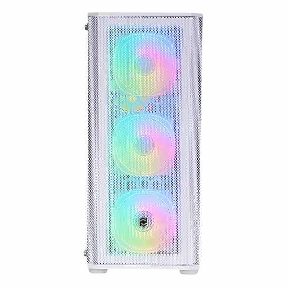 Frisby CM-106 650W 80+ USB 3.2 ARGB ATX Mid Tower Beyaz Kasa - Resim 2