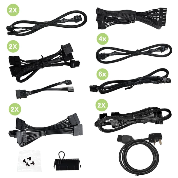 EVGA SuperNOVA G+ 2000W 80+ Gold Full Modüler 135mm Fanlı PSU - Resim 6