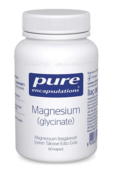Pure Encapsulations Magnesium (Glycinate) 60 Kapsül ürün görseli