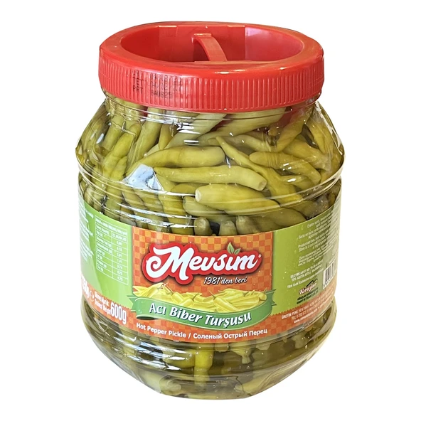 Mevsim Acı Biber Turşusu 1350 gr x 2 Adet - 2