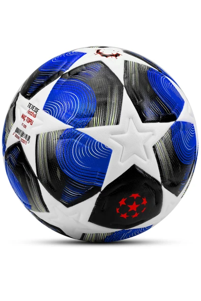PRO-Series PU Futbol Topu Lazer Kesim Şampiyonlar Beton Halı Saha Resmi Maç Futbol Topu Mavi 520 ürün görseli 1