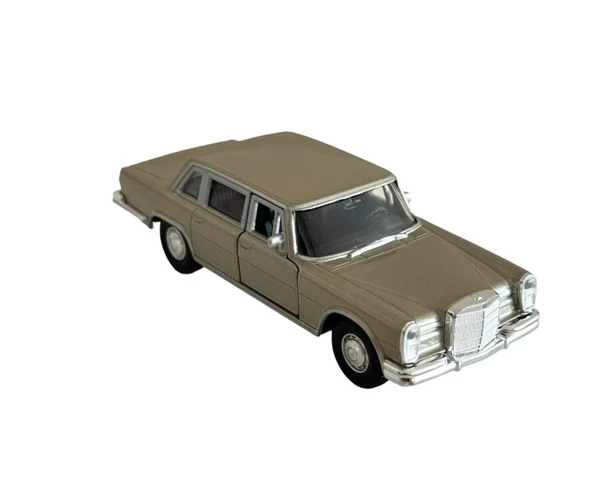 Oyuncak Metal Model Araba 1/36 Çek Bırak Gold 1963 Mercedes Benz 600 - 4