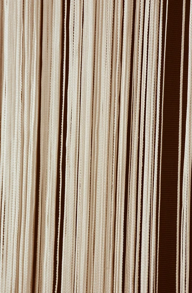 İP ZİNCİR KREM RENK EN 100 CM BOY 280 CM HAZIR DÜĞMELERİ DİKİLMİŞ İP PERDE - Resim 6