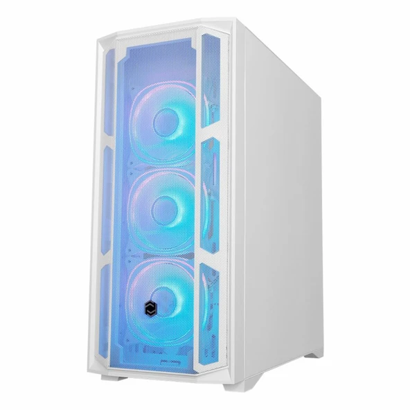 Frisby CX-501 750W 80+ Bronz USB 3.2 ARGB ATX Mid Tower Beyaz Kasa - Resim 3