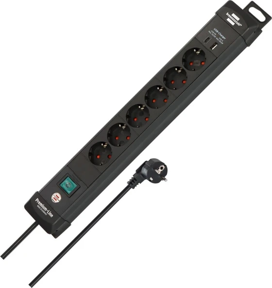 Brennenstuhl Premium-Line extension lead 6-way wit ürün görseli