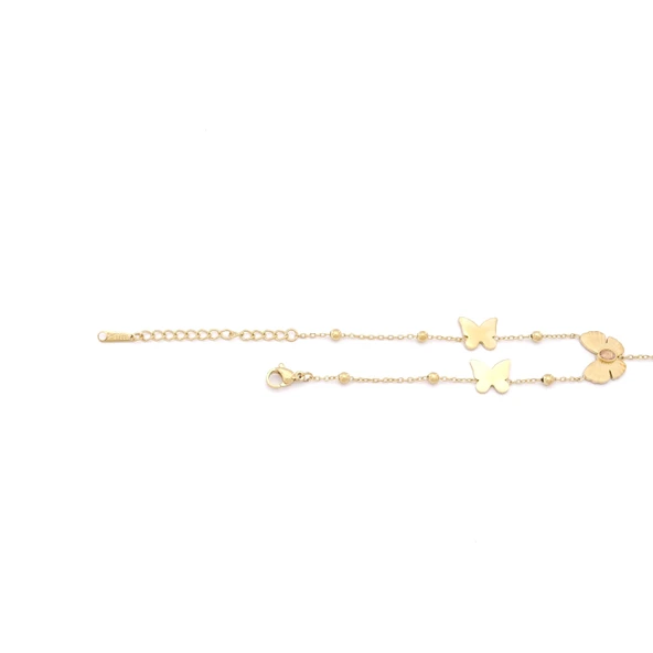 Şahmeran Altın Kaplama Kadın Kelebek Model-SHM-104 - Resim 3