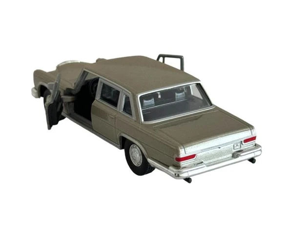 Oyuncak Metal Model Araba 1/36 Çek Bırak Gold 1963 Mercedes Benz 600 - 7