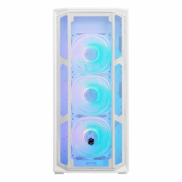Frisby CX-501 750W 80+ Bronz USB 3.2 ARGB ATX Mid Tower Beyaz Kasa - Resim 2