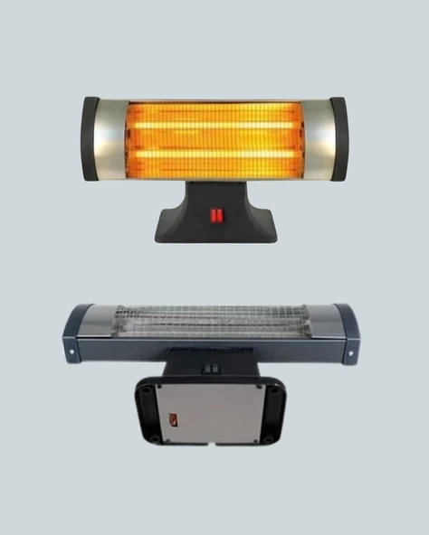 Sessiz Çalışan Quartz Tüp Infrared Isıtıcı 1800W - 5