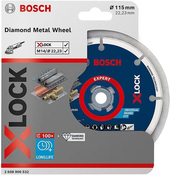 Bosch X-Lock DMW 115x22.23 mm Kesme Diski - 2608900532