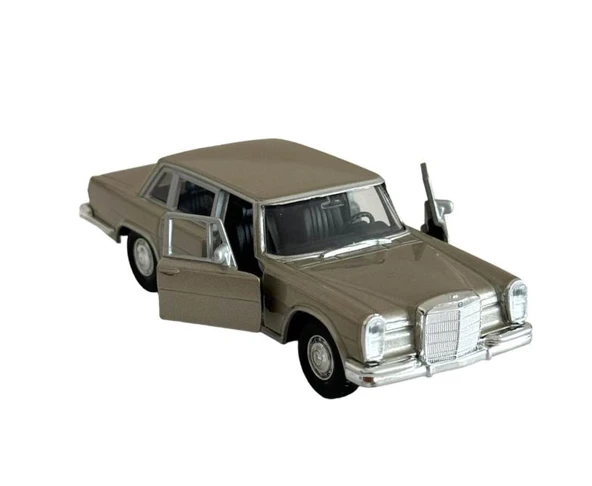 Oyuncak Metal Model Araba 1/36 Çek Bırak Gold 1963 Mercedes Benz 600 - 6