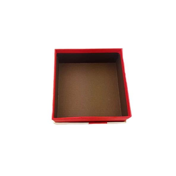 Hediyelik Kutu 3'lü İç içe Geçmeli Kırmızı Beyaz - Resim 3