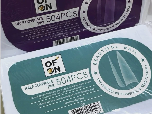 OFON Jel Tips Clear 504 pcs BADEM - 1