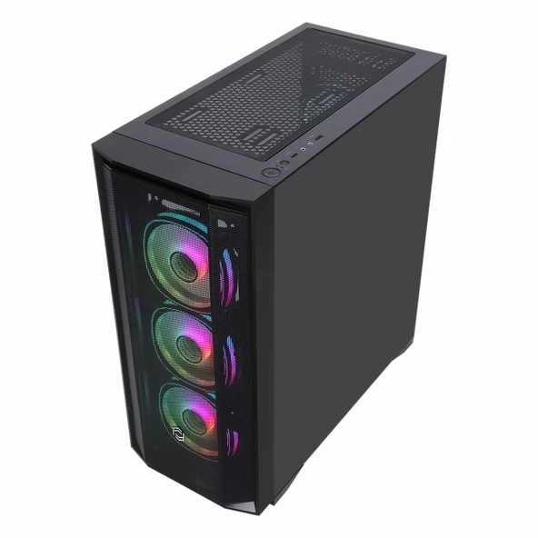 Frisby CX-500 750W 80+ Bronz USB 3.2 ARGB ATX Mid Tower Siyah Kasa - Resim 5