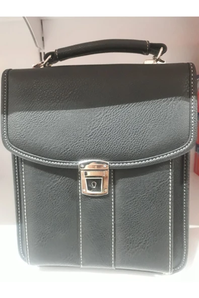 2K Kaymaz 2k Baron Küçük Dik Evrak Çantası Siyah