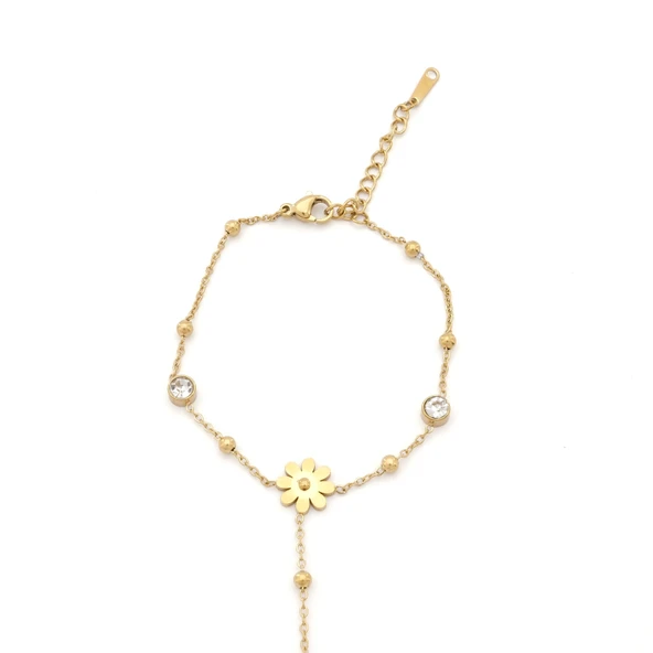 Şahmeran Altın Kaplama Kadın Çiçek Model-SHM-102 - Resim 2