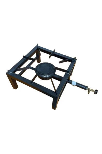 sobapark 33x33 cm Sanayi Tipi Ocak Volkan Ocak Kare Ocak BÜYÜK Ateş Ocağı Lokanta Ocağı Güçlü Kazan Ocağı - 5