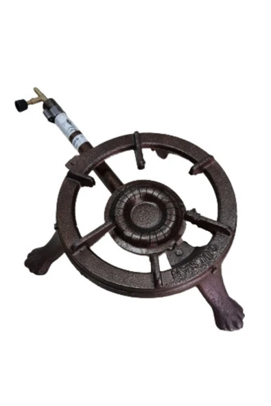 gülsan Döküm Ocak Aslan Ayaklı Volkan Ocak Döküm  28*28 Cm - 2