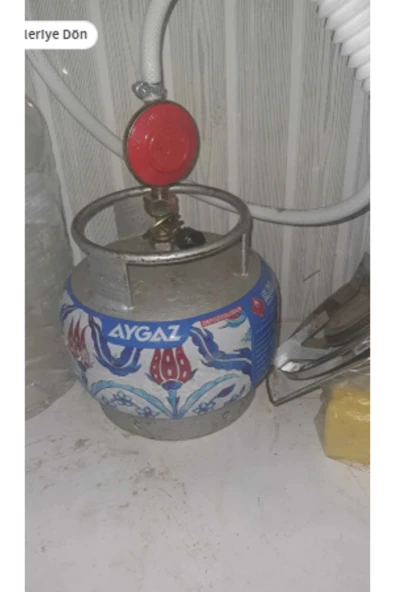 GURKAN Küçük Tüp Dedantörü 2 kg Dar Çember Piknik Tüp Uyumlu Dedantör Karavan Ocak Dedantörü - 5