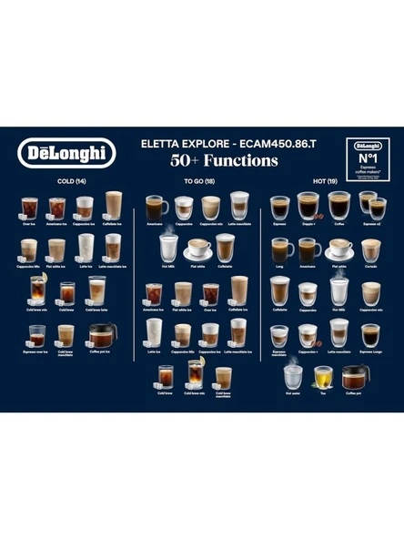 Delonghi Ecam450.86.T Eletta Explore Tam Otomatik Espresso Kahve Makinesi - 3