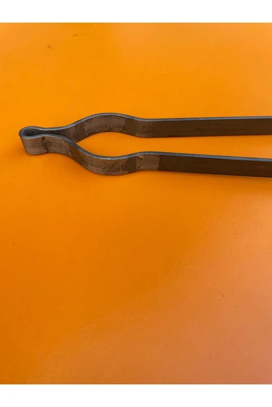 sobapark Demir Maşa Ateş Maşası Köz Maşası Odun Kömür Kestane Mangal Maşası 60 cm KALIN DEMİR MAŞA - 6