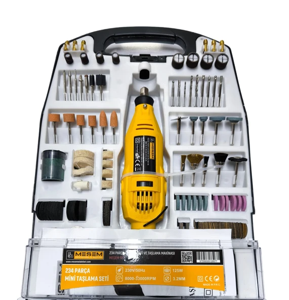 MEŞEM 234 PARÇA MİNİ TAŞLAMA SETİ - 2