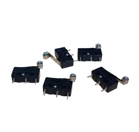 KW-1-2 Tekerlekli Sınır Anahtarı Makaralı Micro Switch 3 Pin - 5 Adet - 2