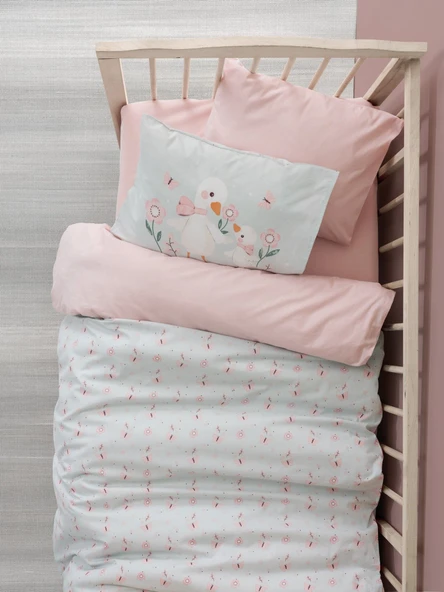 Cotton Box Bebek Nevresim Takımı Mamiduck Pembe ürün görseli