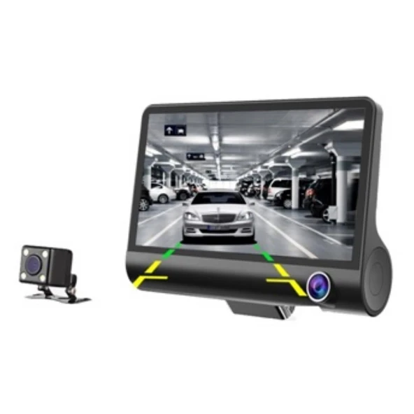 Araç Içi Kamera 3 Kameralı ( Ön Iç Ve Arka Kamera ) Full Hd 1080p + Geri Görüş Kamerası ürün görseli