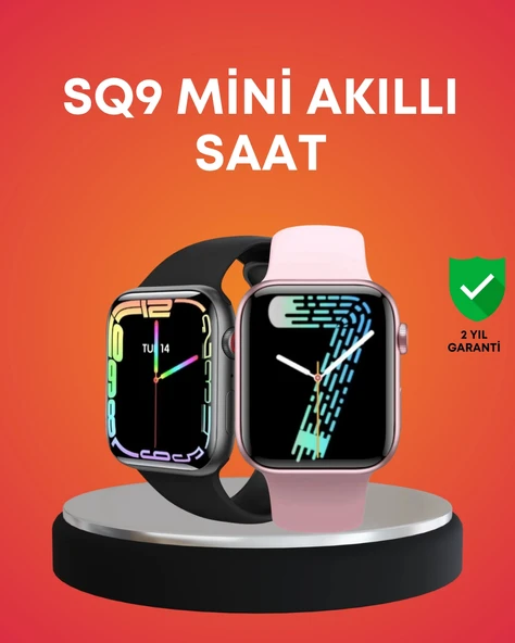 Akıllı Saat AMOLED Dokunmatik Ekran Nabız Uyku ve Adım Takibi ürün görseli 1